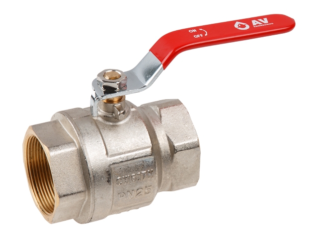 Кран шаровый 2" вн.-вн. ручка PN25 AV Engineering