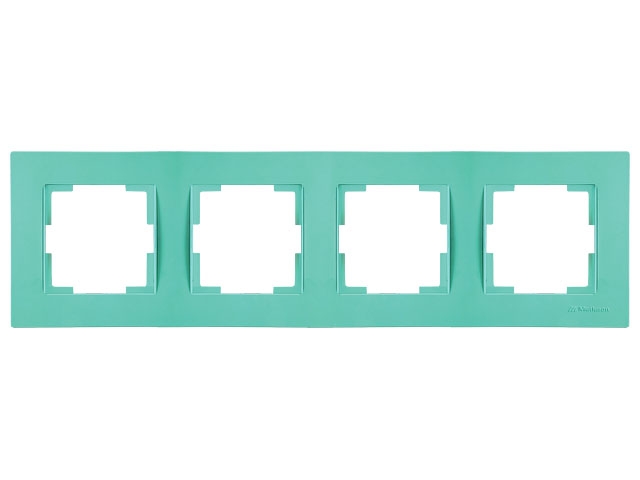 Рамка 4-ая горизонтальная зеленая, RITA, MUTLUSAN