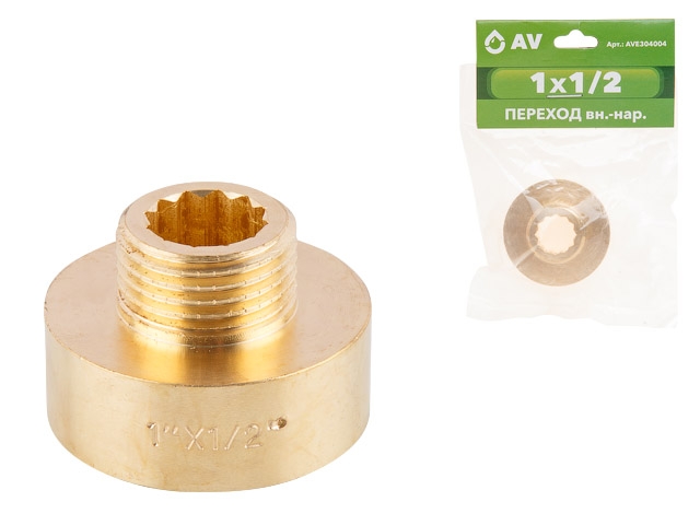 Переход вн.-нар. 1X1/2, AV Engineering