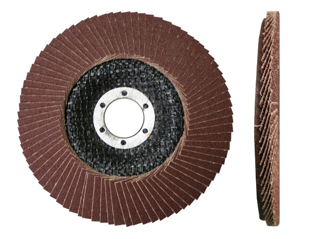 Круг лепестковый 125х22мм А220 плоск. КЛТ1 (Луга) (LUGAABRASIV)