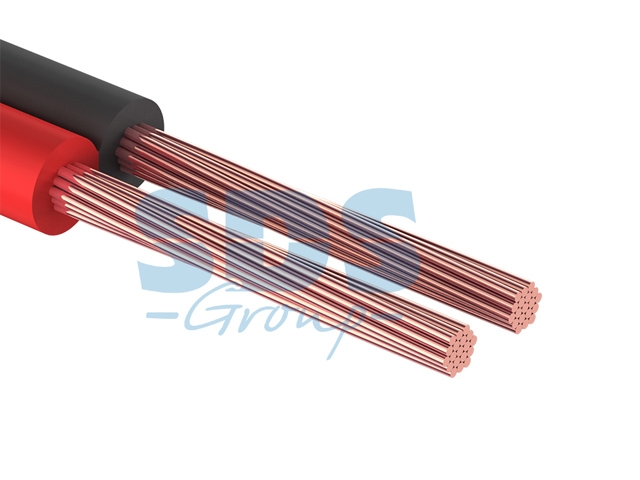 Кабель акустический ШВПМ 2х0,75 мм2 красно-черный (бухта 100 м) PROconnect