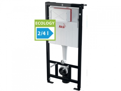 Скрытая система инсталляции для сухой установки (для гипсокартона) (высота монтажа 1,2 м) Sadroмodul (Alcaplast)