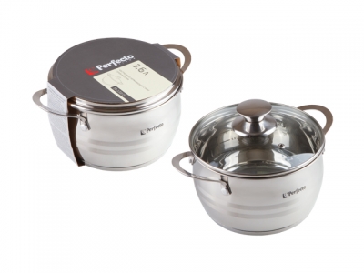 Кастрюля из нерж.стали, 3.1 л, ф 20 x 10, серия ARCELIA (Арселия), PERFECTO LINEA