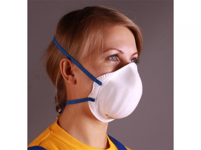 Респиратор РК Юлия-209 формов. без клап. FFP2 (до 12 ПДК) розн. упаковка (пыль,дым,туман  FFP2 R D резиночки реглируются  розничная упаковка)