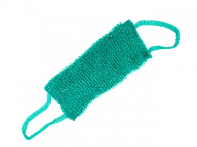 Мочалка банная MASSAGE-LINE "Махровая Двойная" (полипропиленовая)