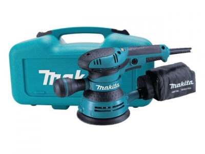 Эксцентриковая шлифмашина MAKITA BO 5041 K в чем. (300 Вт, 125 мм, 4000 - 12000 кол/мин, регул. об.)
