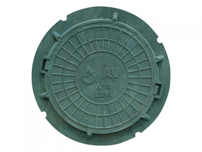 Люк садовый А15 (15 кН) зеленый, AV Engineering