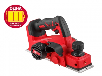 Аккум. рубанок WORTEX CPL 2082 в кор. ALL1 (18.0 В, БЕЗ АККУМУЛЯТОРА И ЗУ, 15.000 об/мин, ширина: 82 мм, макс.глубина: 2,0 мм, 2,62 кг.)