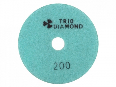 Алмазный гибкий шлифкруг "Черепашка" 100 № 200 (мокрая шл.) (TRIO-DIAMOND)