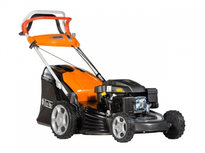 Газонокосилка бензиновая OLEO-MAC G 53TK ALLROAD PLUS 4 самоходная (4.6 л.с., шир. 51 cм, выс. 28-75 мм, мульчир. стальн. корпус, травосборник 70 л)