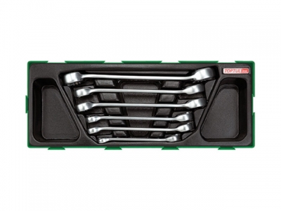 Набор-сет ключей разрезных 6предм. TOPTUL (GTA0611)