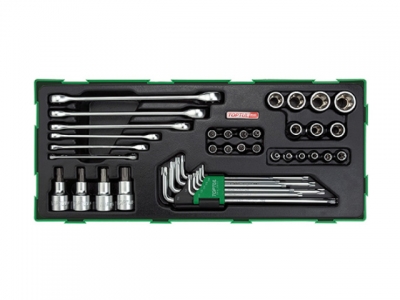 Набор-сет торцевых головок и ключей 40предм. TOPTUL (GTB4006)