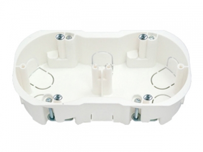 Коробка распаечная (монтажная) КМ-219 исп.1 BYLECTRICA (Для гипсокартона.  Комплектуется саморезами.  146х76х45,5 мм)