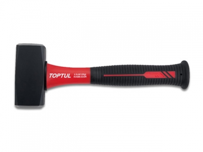 Молоток-кувалда 1кг с фиберглассовой рукояткой TOPTUL (HABE2226)
