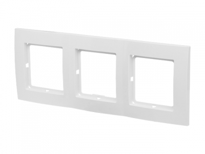 Рамка 3-местная белая, Стандарт, Юпитер (KD-3-Б) (ЮПИТЕР)
