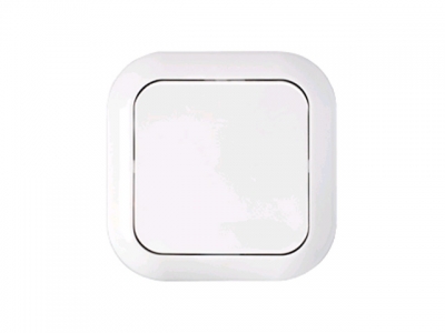 Выключатель 1 клав. (cкрытый, 6А) белый, Гармония, BYLECTRICA