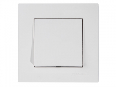 Выключатель 1-клав. (скрытый, винт. зажим) белый, RITA, MUTLUSAN (10 A, 250 V, IP 20)