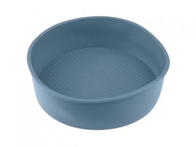Форма для выпечки, силиконовая, круглая, 20 х 6 см, BLUESTONE, PERFECTO LINEA (тренд цвета 2020)
