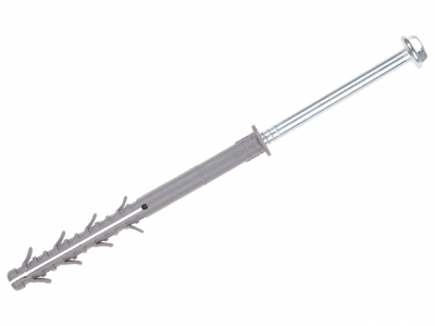 Дюбель фасадный 10х160 мм нейлон, гриб, с шурупом (25 шт в уп.) (STARFIX)