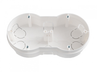 Коробка распаечная (монтажная) КМ-228 исп.1 BYLECTRICA (Для бетона и кирпича.Комплектуется саморезами.  150х79х41,5 мм)