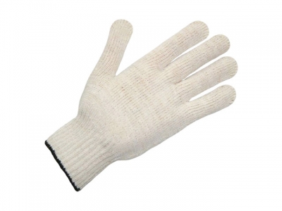 Перчатки х/б, 7,5 класс (мин. риски) (Аналог 301- Перчатки х/б трикотажные 7класс) (Континент-Сити)