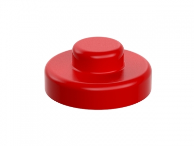 Колпачок для кровельного самореза красный (500 шт в пакете)