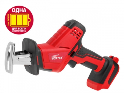 Аккум. сабельная пила WORTEX CSR 1018 E в кор. ALL1 (18.0 В, БЕЗ АККУМУЛЯТОРА И ЗУ, дерево до 100 мм, металл до 6 мм, пластик до 40 мм)