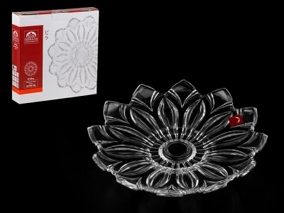 Блюдо стеклянное, круглое, 290 мм, Вилла (Villa), SAKURA