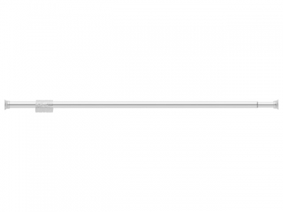 Карниз раздвижной алюминиевый, 2,5 м, серебро, PERFECTO LINEA