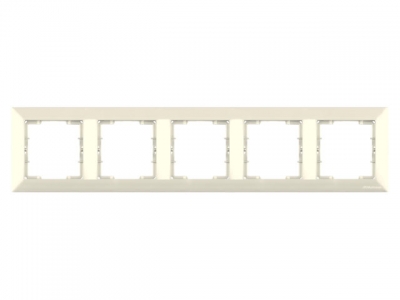 Рамка 5-ая горизонтальная кремовая, DARIA, MUTLUSAN