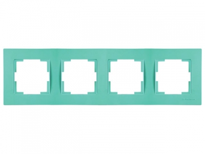Рамка 4-ая горизонтальная зеленая, RITA, MUTLUSAN