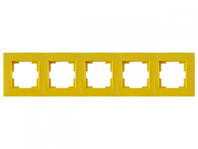 Рамка 5-ая горизонтальная желтая, RITA, MUTLUSAN