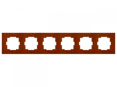 Рамка 6-ая горизонтальная вишня, RITA, MUTLUSAN