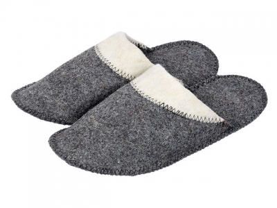 Тапочки для бани и сауны мужсике "Комби", войлок "Банные штучки" (БАННЫЕ ШТУЧКИ)