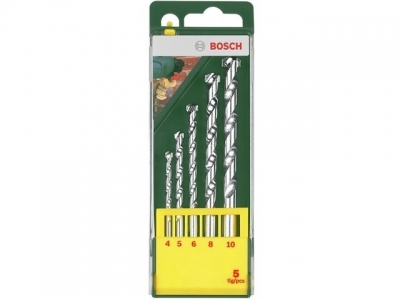 Набор сверл по бет. 5шт 4-10мм (BOSCH)