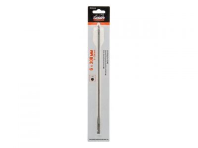 Сверло по дереву перьевое ф 6х300мм удлиненное GEPARD (GP0416-06) (перовое)