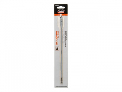 Сверло по дереву перьевое ф10х300мм удлиненное GEPARD (GP0416-10) (перовое)