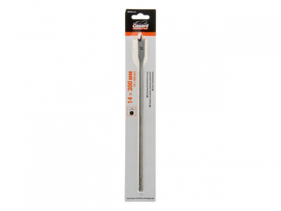 Сверло по дереву перьевое ф14х300мм удлиненное GEPARD (GP0416-14) (перовое)