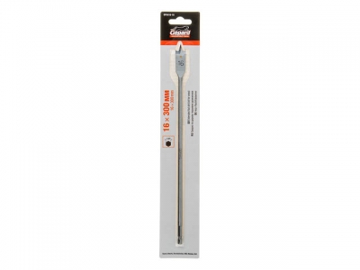 Сверло по дереву перьевое ф16х300мм удлиненное GEPARD (GP0416-16) (перовое)