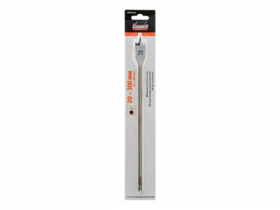 Сверло по дереву перьевое ф20х300мм удлиненное GEPARD (GP0416-20) (перовое)