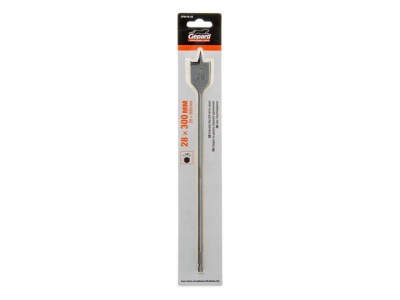 Сверло по дереву перьевое ф28х300мм удлиненное GEPARD (GP0416-28) (перовое)