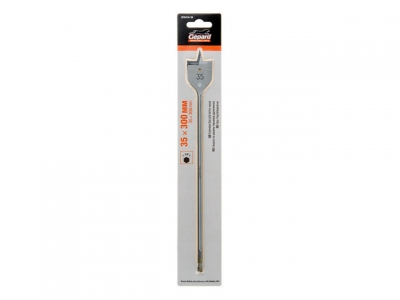 Сверло по дереву перьевое ф35х300мм удлиненное GEPARD (GP0416-35) (перовое)