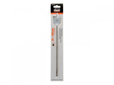 Сверло по дереву перьевое ф38х300мм удлиненное GEPARD (GP0416-38) (перовое)