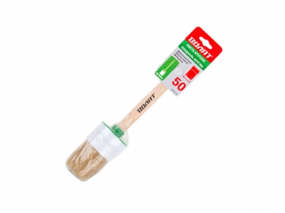 Кисть круглая №14-50мм ВОЛАТ (малярная для ЛКМ на масляной основе, густых лаков, олифы, эмалей)