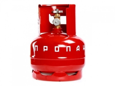 Баллон газовый бытовой 5л с ВБ-2 (4-5-2-В) (с вентилем) (NOVOGAS)