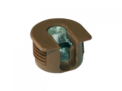 Эксцентрик усиленный пластиковый 20 мм, темно-коричневый (10 шт в зип-локе) STARFIX