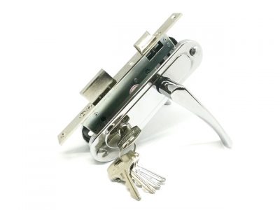 Замок врезной Зенит ЗВ7-70.4 (хром) (ЗЕНИТ)