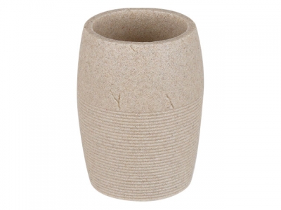 Стакан YELLOWSTONE, бежевый, PERFECTO LINEA (Материал: НАТУРАЛЬНЫЙ КАМЕНЬ, полирезин)