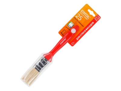 Кисть плоская 1"-25мм смеш. щетина (стены, фасады) STARTUL MASTER