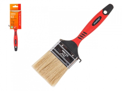 Кисть плоская 2,5"-63мм натур. щетина STARTUL PROFI